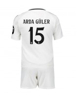 Real Madrid Arda Guler #15 Kotipaita Lasten 2024-25 Lyhythihainen (+ shortsit)